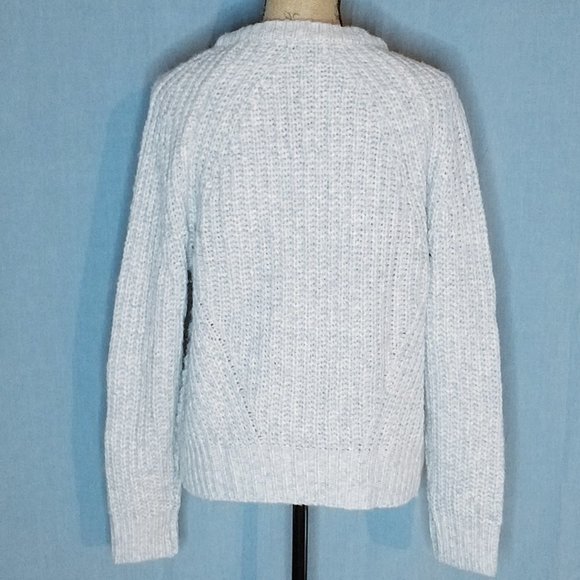 A NEW DAY - EUC Light Grey Crewneck Pullover Sweater, Sz M - Picture 2 of 6